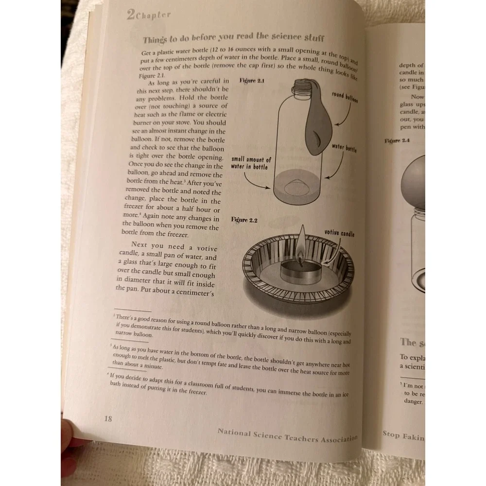 Stop‎ Faking It Air Water & Weather William C Robertson NSTA Press Science Book